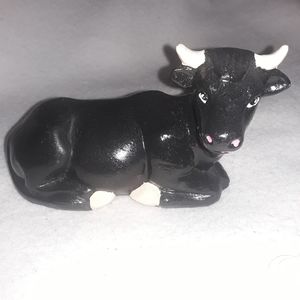 Replacement Nativity Scene Cow Arnels Pottery 1975 Vintage